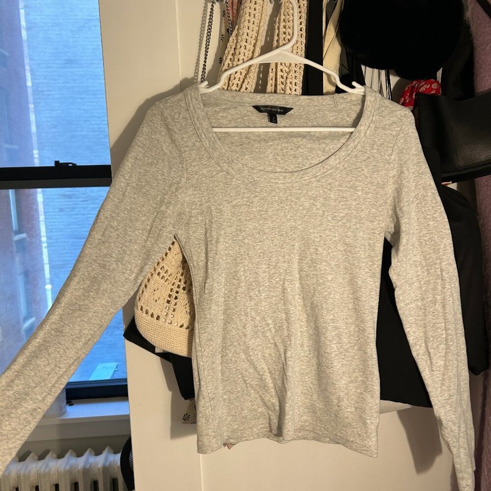 Banana Republic Cotton Long Sleeve Shirt